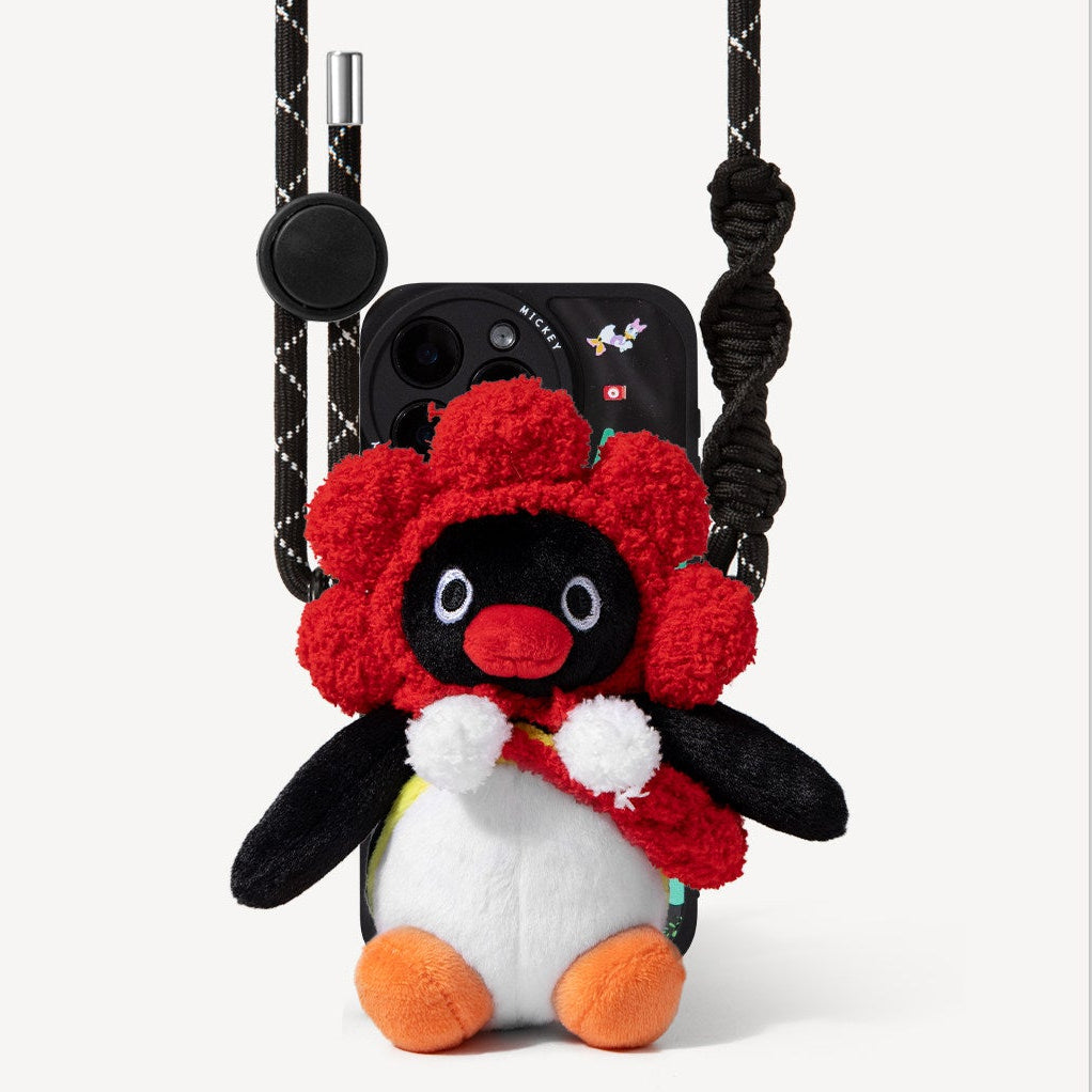 Pingu Penguin Plush Crossbody Phone Bag
