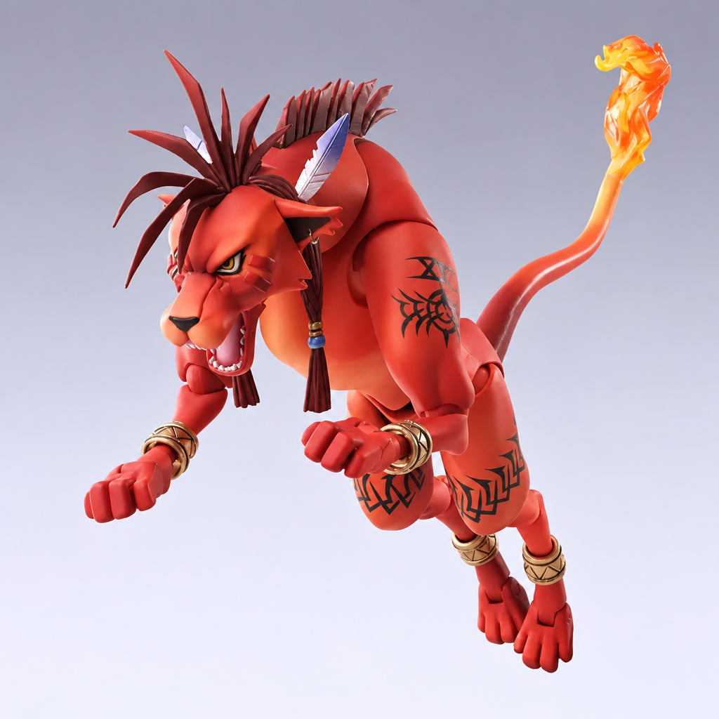 Square Enix Crimson 13 Tifa Claude Final Fantasy 7 BRING ARTS Hands-on Figure