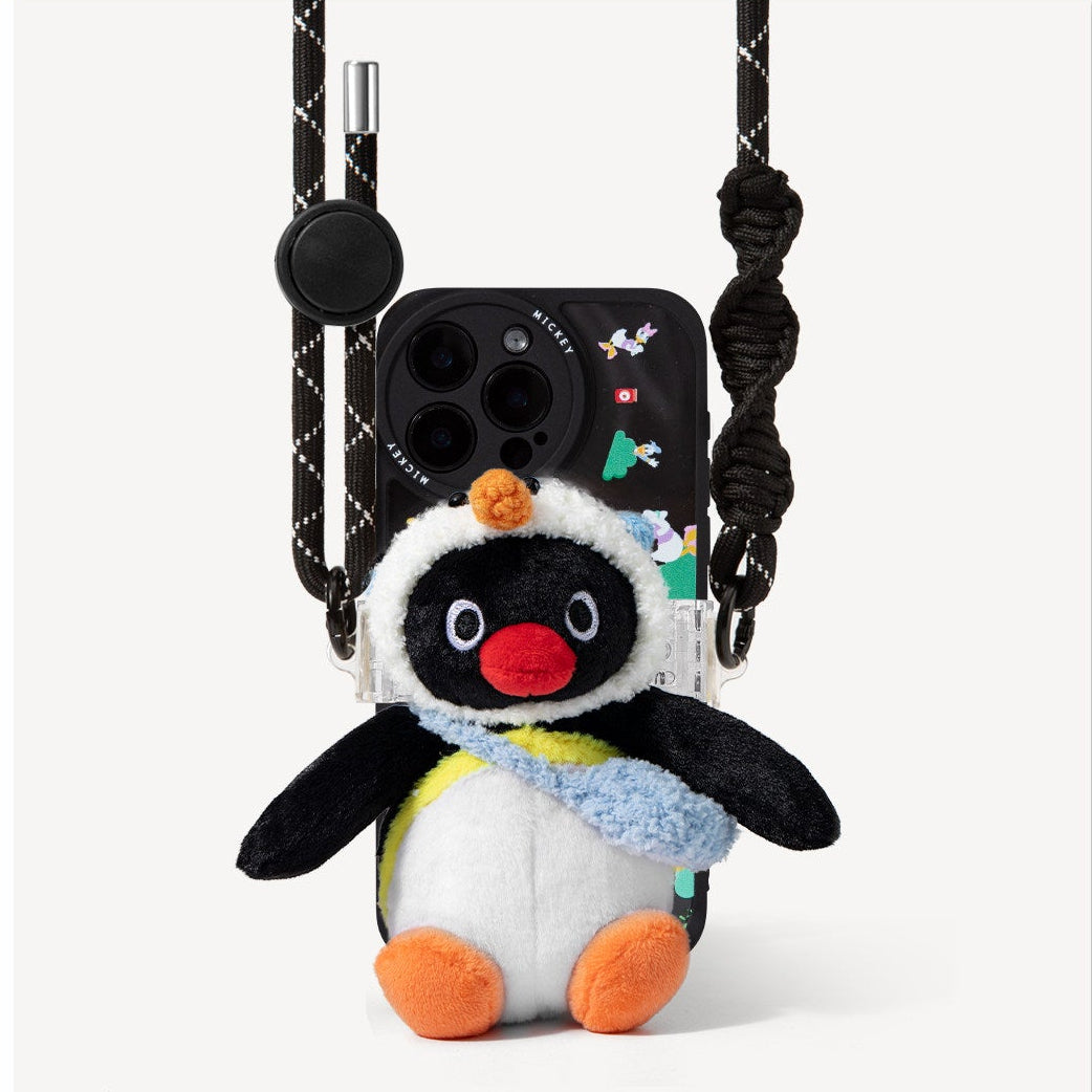 Pingu Penguin Plush Crossbody Phone Bag