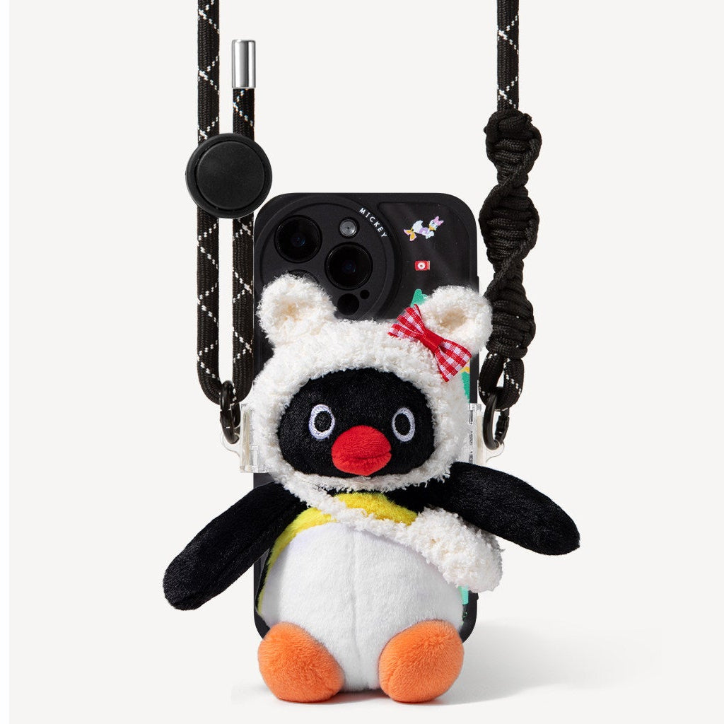 Pingu Penguin Plush Crossbody Phone Bag