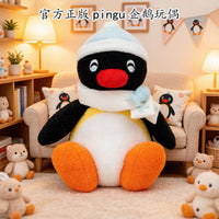 Genuine Pingu Penguin Plush Toy Girl Doll Doll Sleeping Pillow for Girls' Girlfriend's Birthday Gift