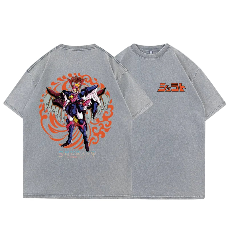 Shurato Garuda Anime Washed Cotton Graphic Tee