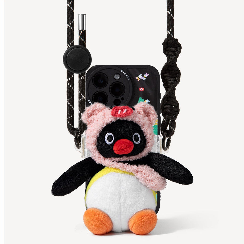 Pingu Penguin Plush Crossbody Phone Bag