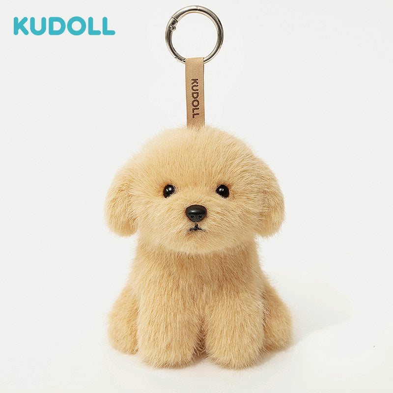 KUDOLL Kushima doll cute super cute golden retriever JIKO plush pendant bag pendant plush doll present