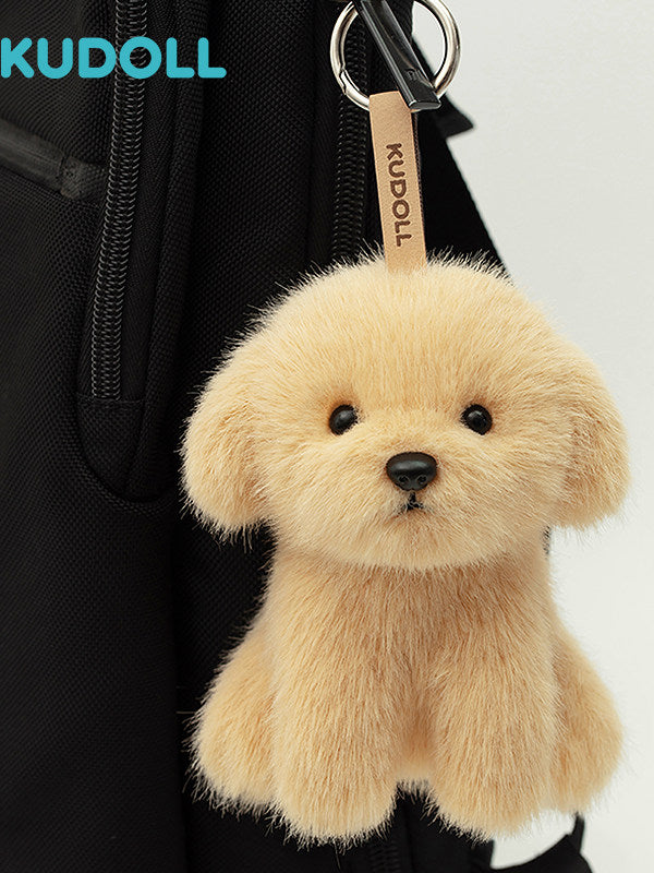 KUDOLL Kushima doll cute super cute golden retriever JIKO plush pendant bag pendant plush doll present