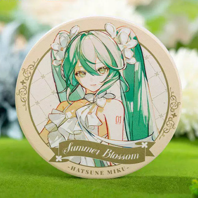 MOEYU Hatsune Miku Summer Flowers Ceramic Coaster