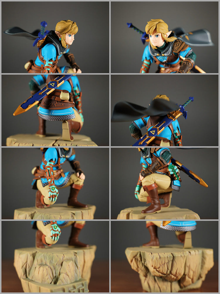 The Legend of Zelda Tears of the Kingdom Link Figure Display