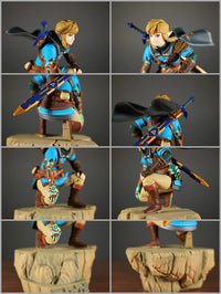 The Legend of Zelda Tears of the Kingdom Link Figure Display