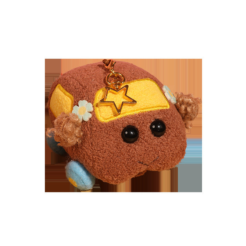 PUI PUI Molcar Plush Coin Purse Keychain with Star Bag Charm