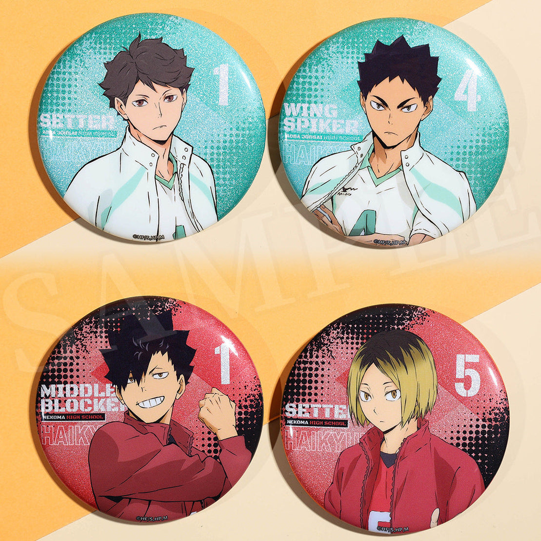 Haikyuu!! S4 Jacket Series Character Pin Badge