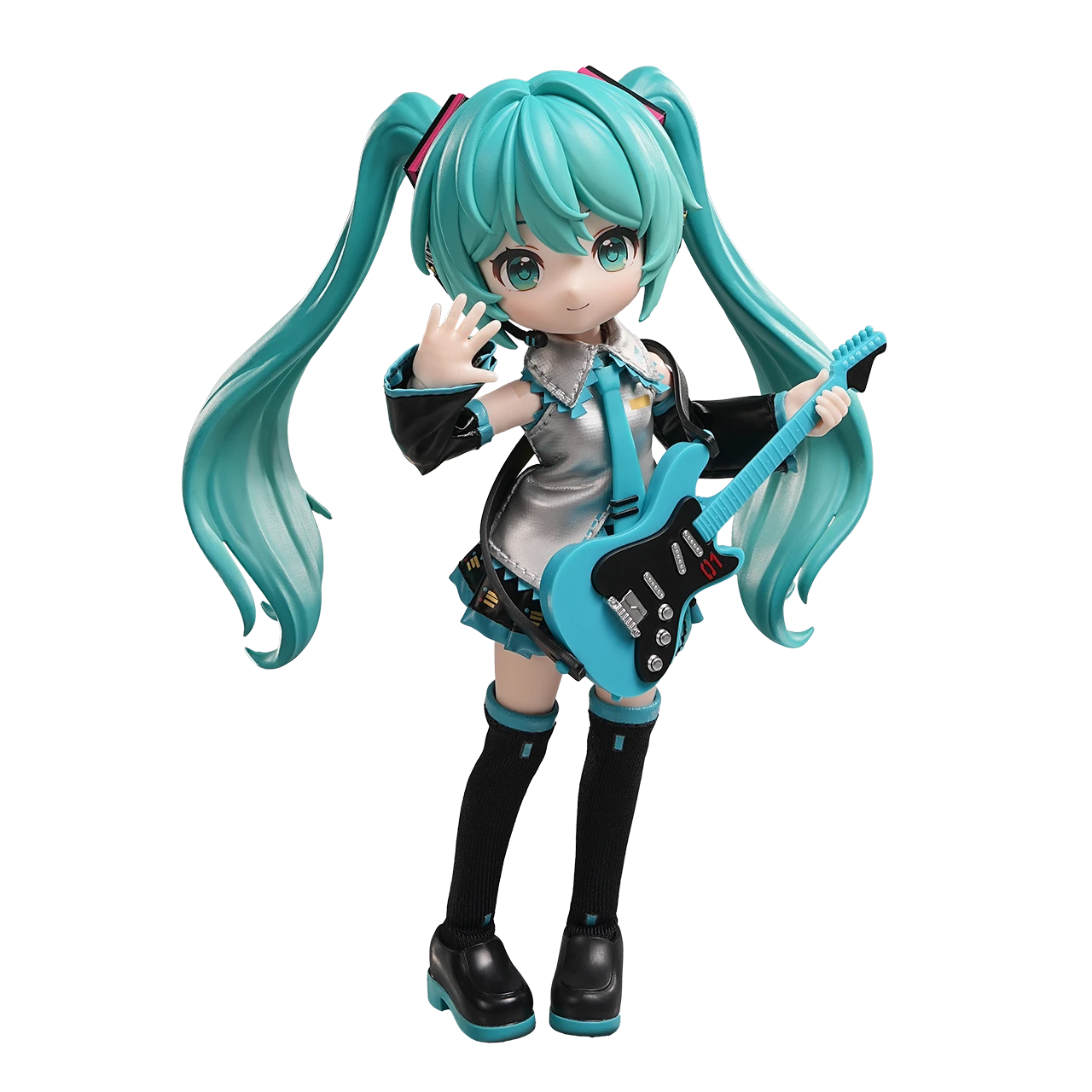 In stock Bilibili Brook building blocks Qiyu Edition VOCALOID Hatsune Miku official outfit finished model