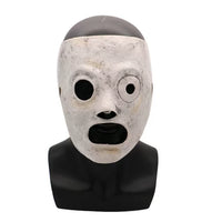 Scary Halloween slipknot latex ghost mask, adult comedy quirky party bar makeup prop, small cosplay