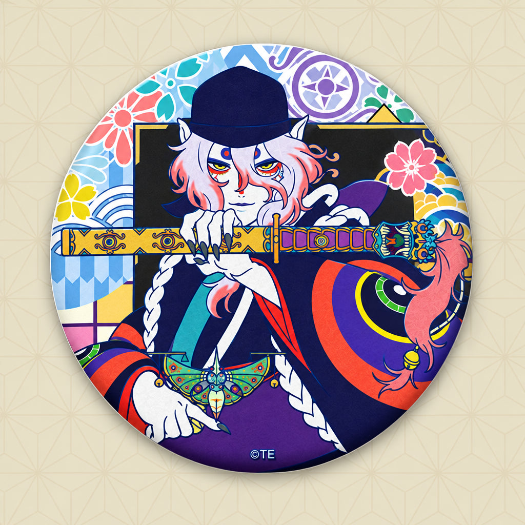 Mononoke Movie Pin Badge: Anime Collectible Button Accessory