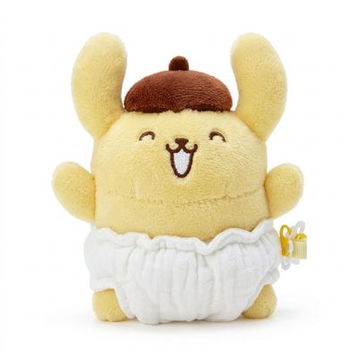 Pompompurin Plush Bag Charm Keychain | Sanrio Stuffed Toy