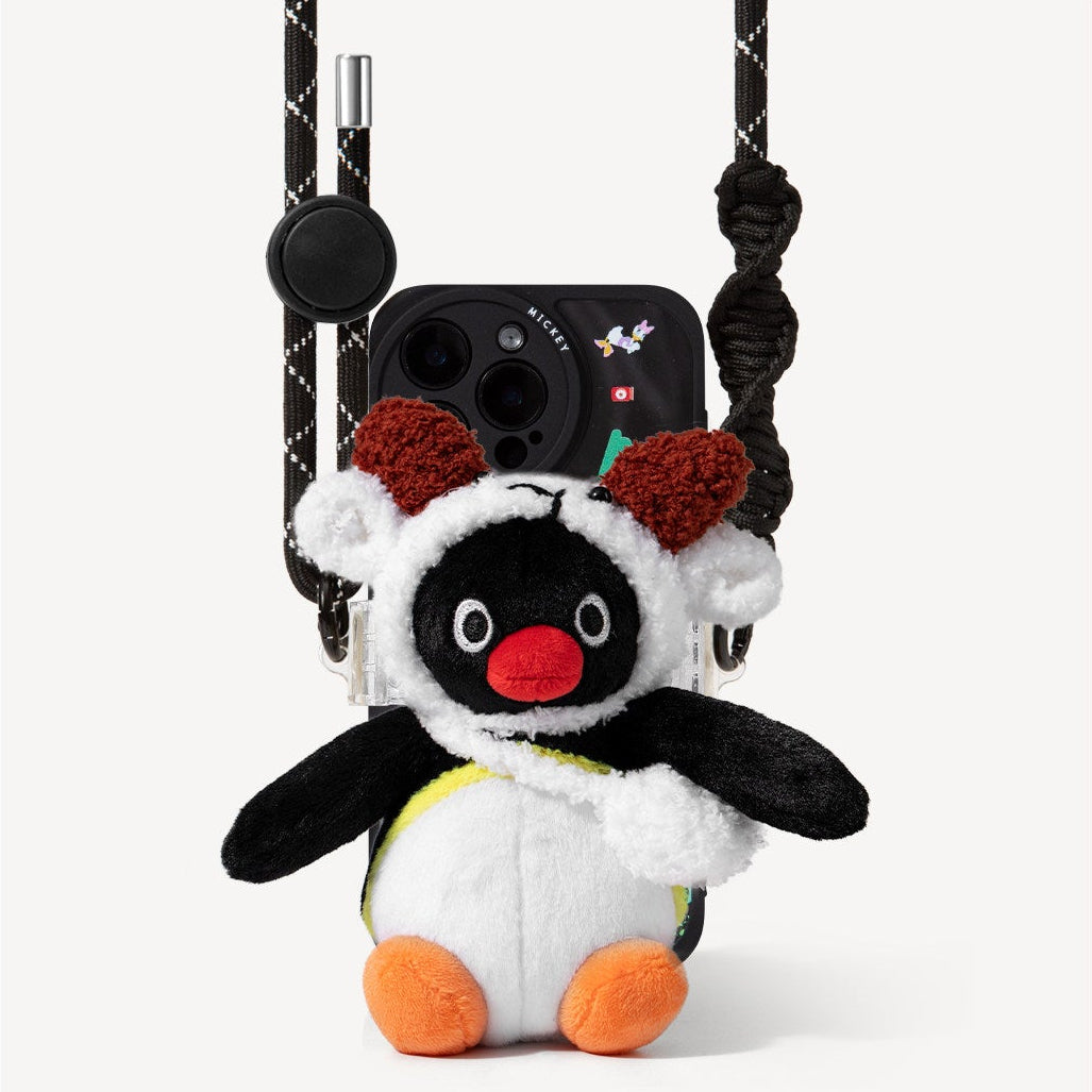 Pingu Penguin Plush Crossbody Phone Bag