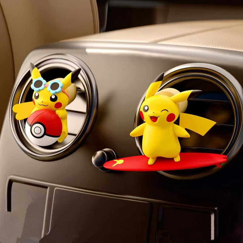 Pikachu Car Air Freshener Vent Clip Aromatherapy Blind Box