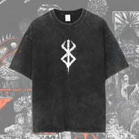 Berserk Vintage Washed Anime Graphic T-Shirt