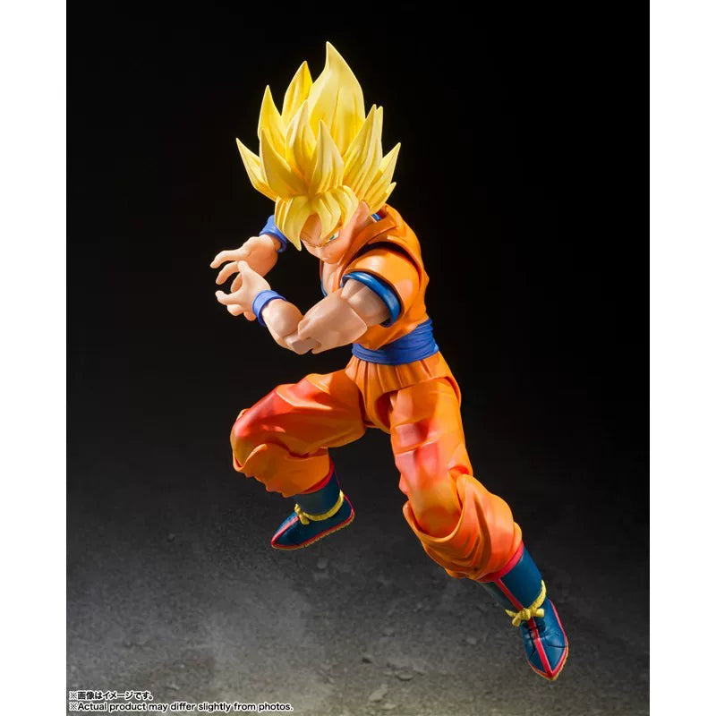 Bandai SHF Dragon Ball Z Super Saiyan Son Goku Decisive Battle Opening Actionable figure