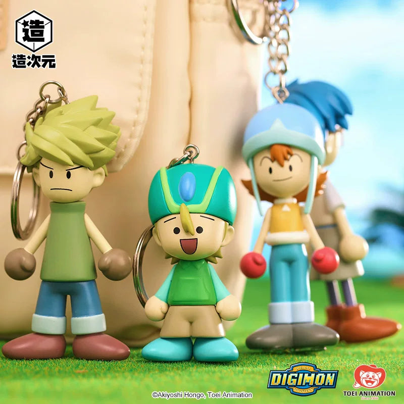 Toei Animation Digimon Doll Keychain ver Blind Box Genuine Cartoon Ornament Pendant Peripheral Gift