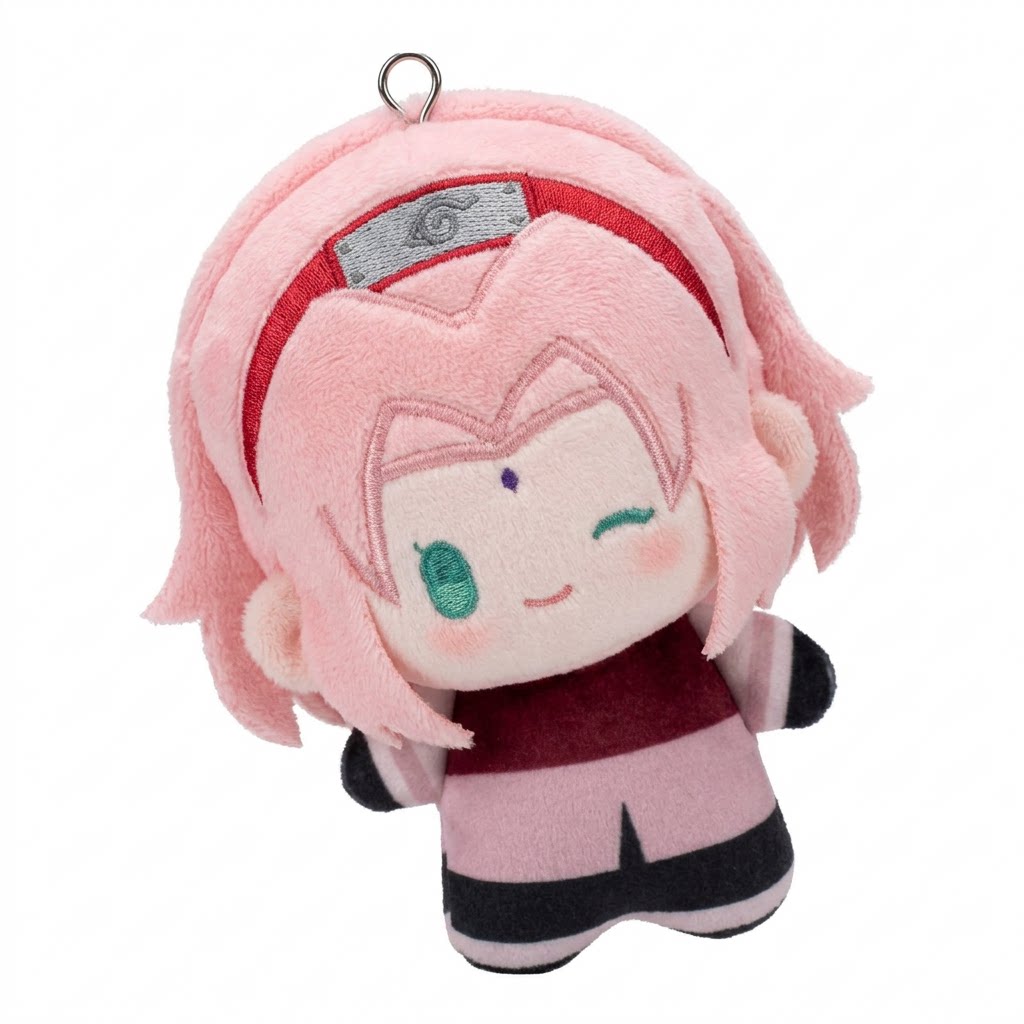 Naruto Chibi Plush Keychain Bag Pendant | 6 Characters