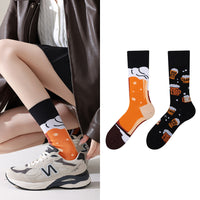 Mismatched Novelty Crew Socks | 2-Pair Set