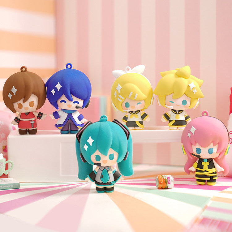 Hatsune Miku Mini Soft Rubber Figure Bag Charm Keychain Doll