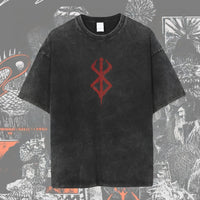 Berserk Vintage Washed Anime Graphic T-Shirt