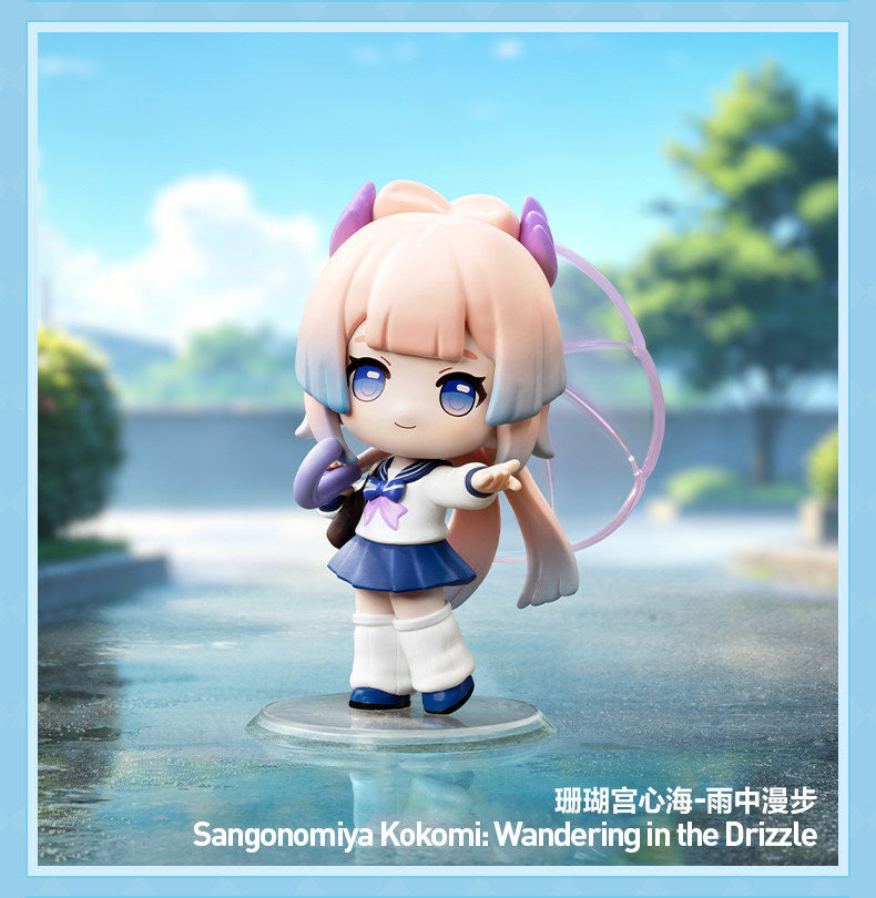 POPMART Genshin Impact Academy Light and Shadow Poetry Q-version Series Figure Blind Box Carnival Gathering Decoration Gift