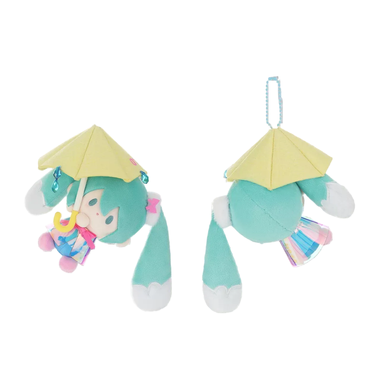 Genuine Hatsune Miku Hatsune Yuyin series babyQ plush doll pendant miku official millet
