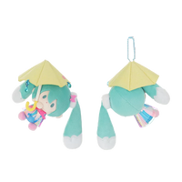 Genuine Hatsune Miku Hatsune Yuyin series babyQ plush doll pendant miku official millet