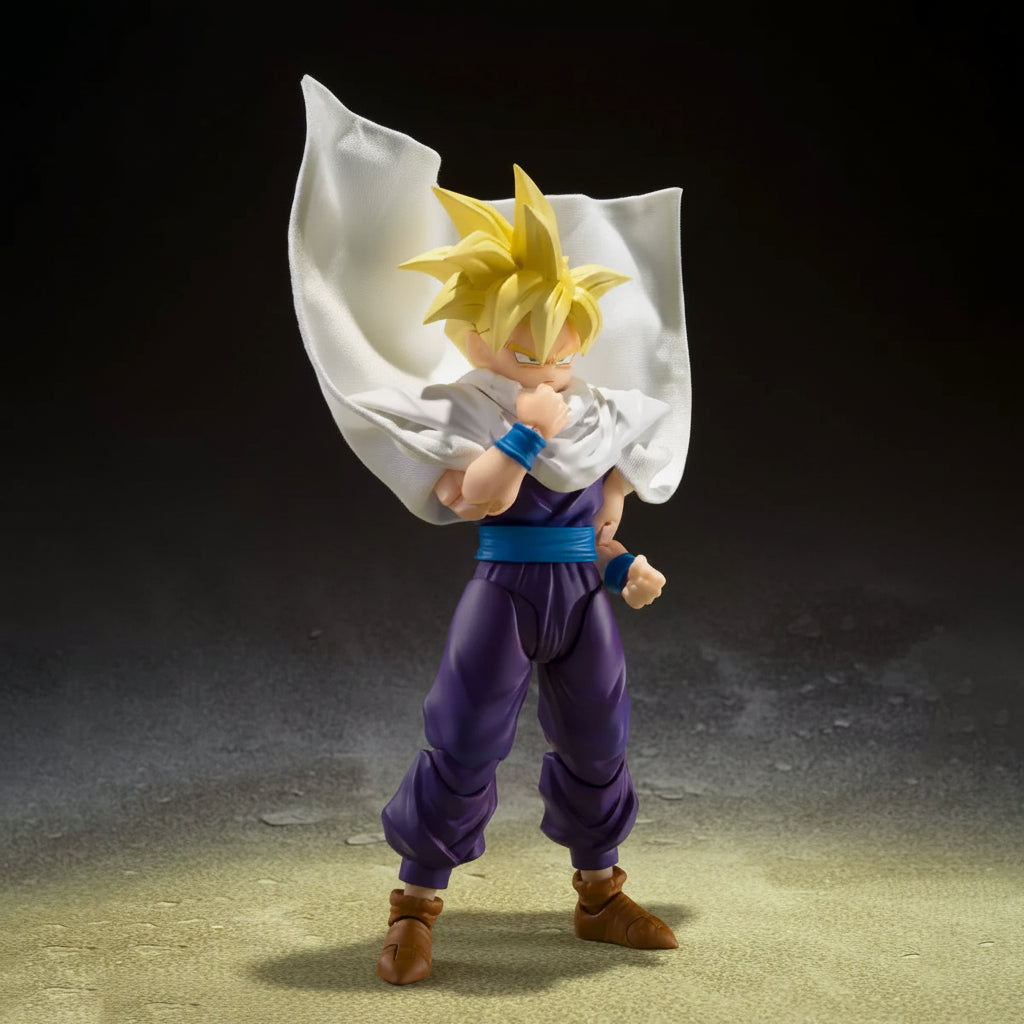 In stock Bandai SHF Dragon Ball Z Super Saiyan Son Gohan Super 2 Warrior Who Surpasses Goku