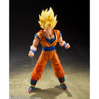 Bandai SHF Dragon Ball Z Super Saiyan Son Goku Decisive Battle Opening Actionable figure