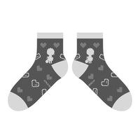 Re:Zero Rem Ram Pixel Art Anime Socks