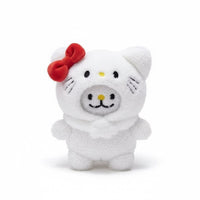 Toyuki Puppy plush bag charm featuring a cute animal costume design, with soft fabric and detailed animal features.