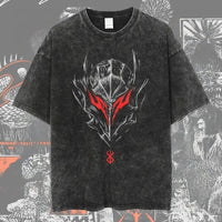 Berserk Vintage Washed Anime Graphic T-Shirt