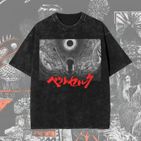 Berserk Vintage Washed Anime Graphic T-Shirt