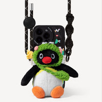Pingu Penguin Plush Crossbody Phone Bag