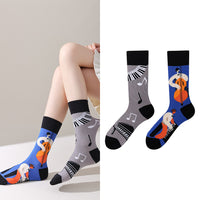 Mismatched Novelty Crew Socks | 2-Pair Set