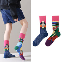 Mismatched Novelty Crew Socks | 2-Pair Set