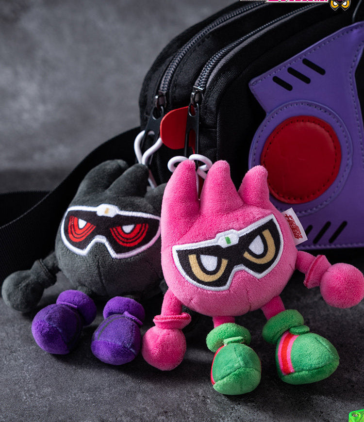 Moeyu Kamen Rider Ex-Aid & Genm Plush Keychain Doll