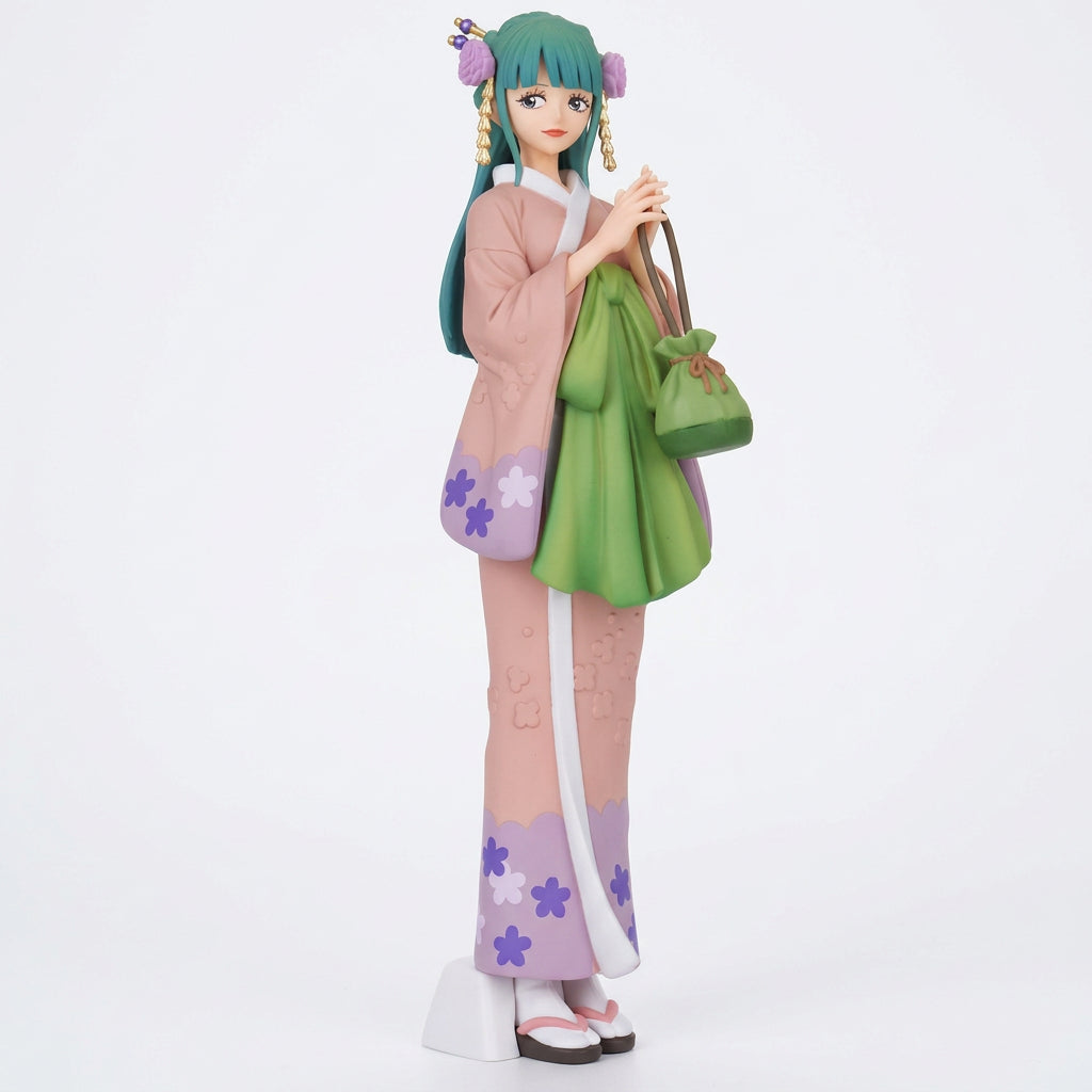 Banpresto DXF Grandline Lady Kozuki Hiyori figure from One Piece in a detailed standing pose