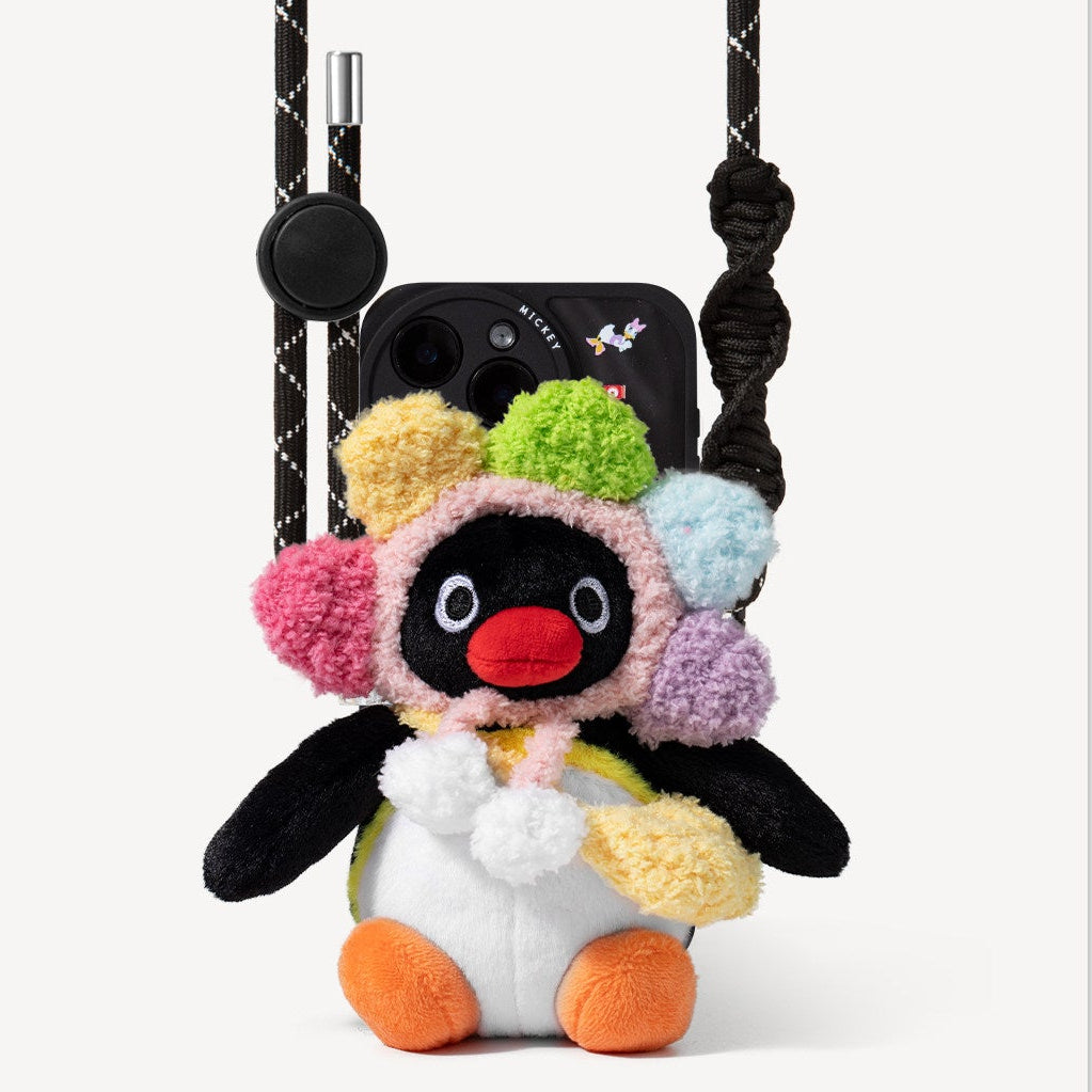 Pingu Penguin Plush Crossbody Phone Bag