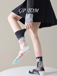 Mismatched Novelty Crew Socks | 2-Pair Set