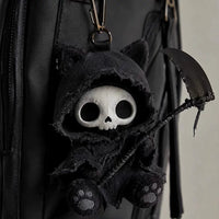 Grim Reaper Cat Plush Keychain Bag Charm Pendant