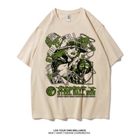 Dunlun Mosho Jojo's Bizarre Adventure Steel Ball Run Characters, Part 7, Short Sleeve T Shirt, 100% Cotton,
