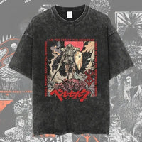 Berserk Vintage Washed Anime Graphic T-Shirt