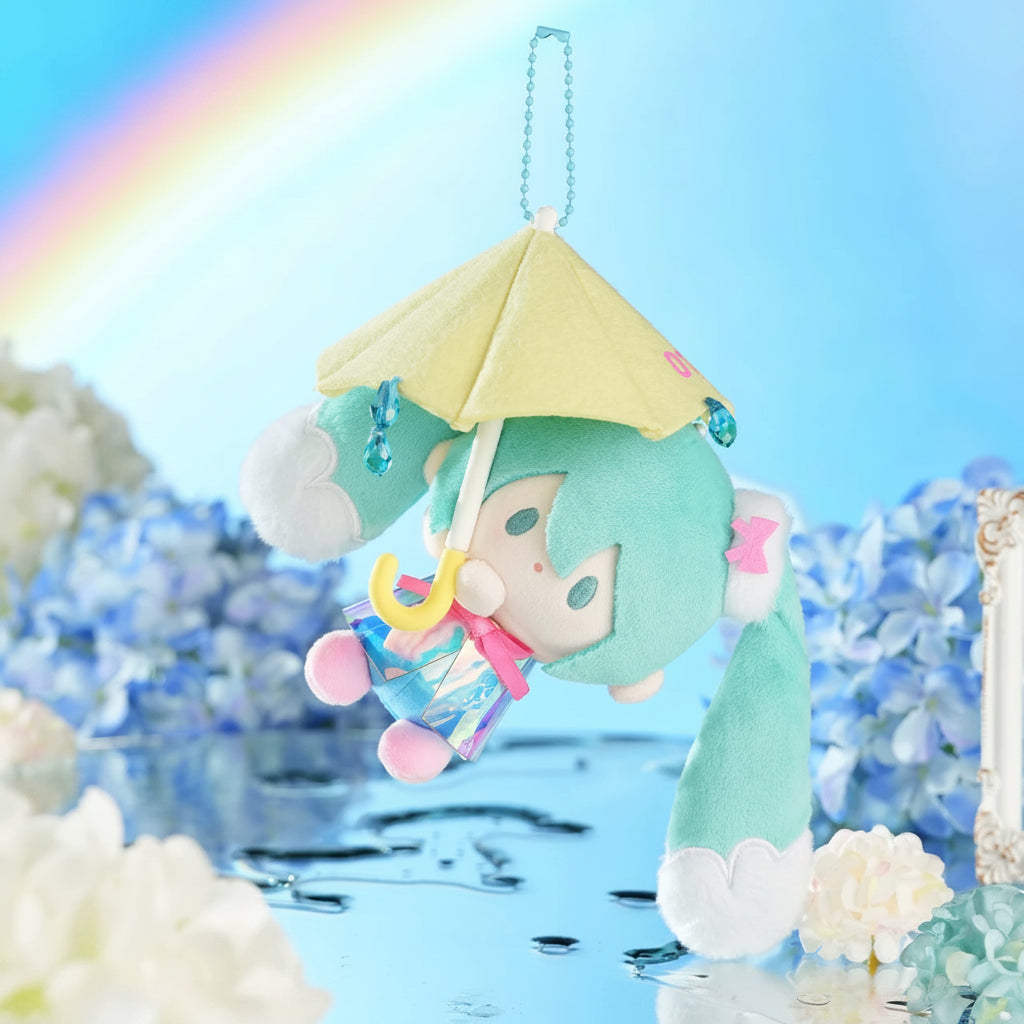 Genuine Hatsune Miku Hatsune Yuyin series babyQ plush doll pendant miku official millet