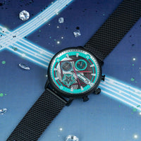 Hatsune Miku Watch Lucky Stone Genuine Authorized Co-branded MIKU Electric String Sound Yangguang Driver Watch