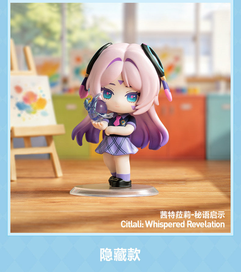 POPMART Genshin Impact Academy Light and Shadow Poetry Q-version Series Figure Blind Box Carnival Gathering Decoration Gift