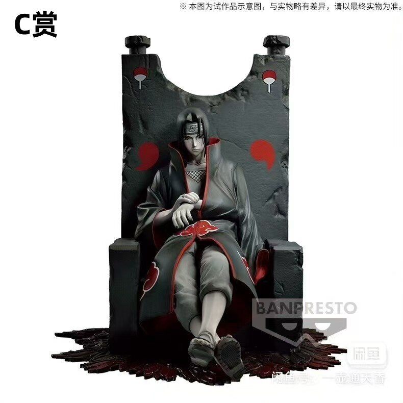 Genuine glasses factory naruto uchiha Itachi dioramatic scene throne scenery figurine